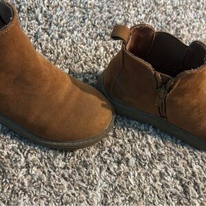 Brown Kids Ankle Boots